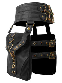 Women Viking Cosplay Waist Belt Back View