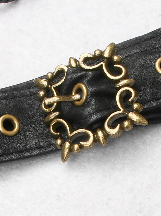 Charmian Women Steampunk Gothic Viking Leather Waist Belt Pouch Leg Bag Accessory - Black / One Size/ Belt Size: 27.6''(L)*3.4'''(W) Charmian Women Steampunk Gothic Viking Leather Waist Belt Pouch Leg Bag Accessory - Black / One Size/ Belt Size: 27.6''(L)*3.4'''(W)