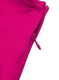 Polka Dot Print Rockabilly Vintage Bridesmaid Dress Detail View