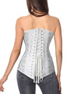 Long corset de shaper de corps de sablier torse désossé en acier pour la perte de poids