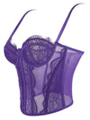 See Through Corset Tube Top for Party Club Detail View