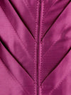 Femmes de haute qualité en satin rembourré licou fermeture éclair serre-taille bustier corset haut violet vue détaillée