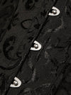 Victorian Satin Sleeves Off Shoulder Overbust Corset Detail View