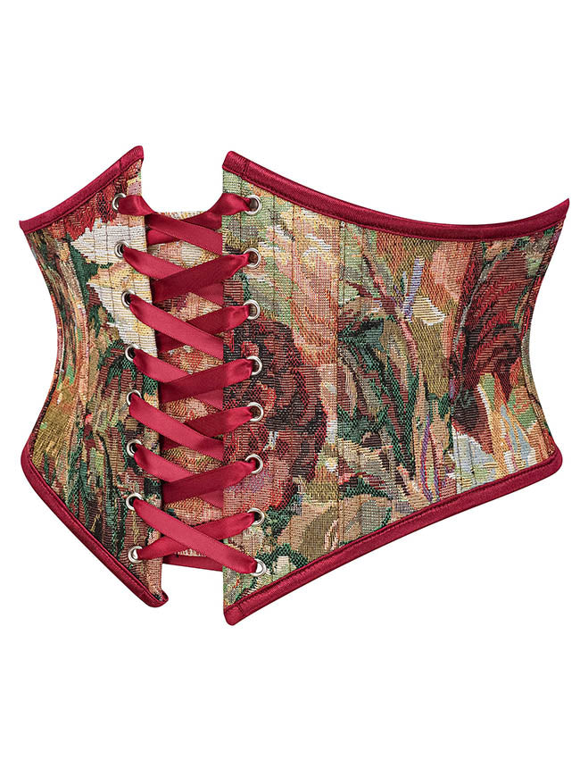 Women Decorative Waist Corset for Women Small Corset Wide Back View