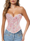 Womens Corset Top Push Up Bustier Side View