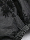 Classic Old Fashion Irregular Floral Print Floor Length Maxi Skirt