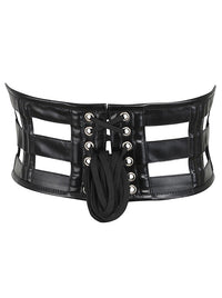 Steampunk Corsets Belt Medieval Short Torso Corset Detail View