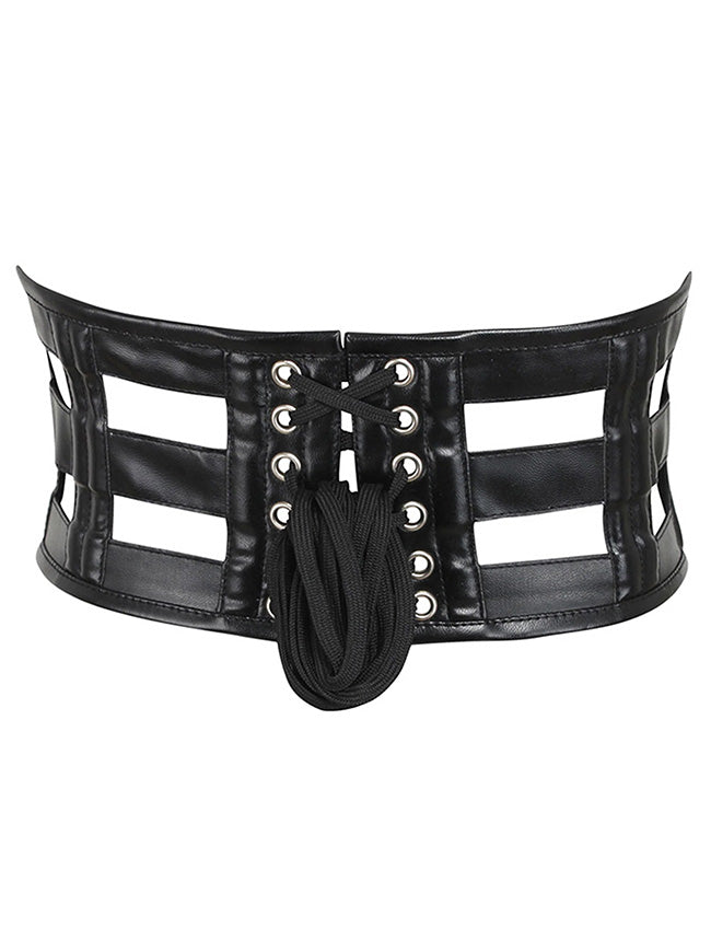 Steampunk Corsets Belt Medieval Short Torso Corset Detail View