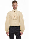 Mens Pirate Vampire Renaissance Shirt Model View