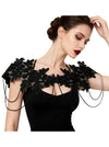 Gothic Shoulder Shrug for Women Halloween Side View