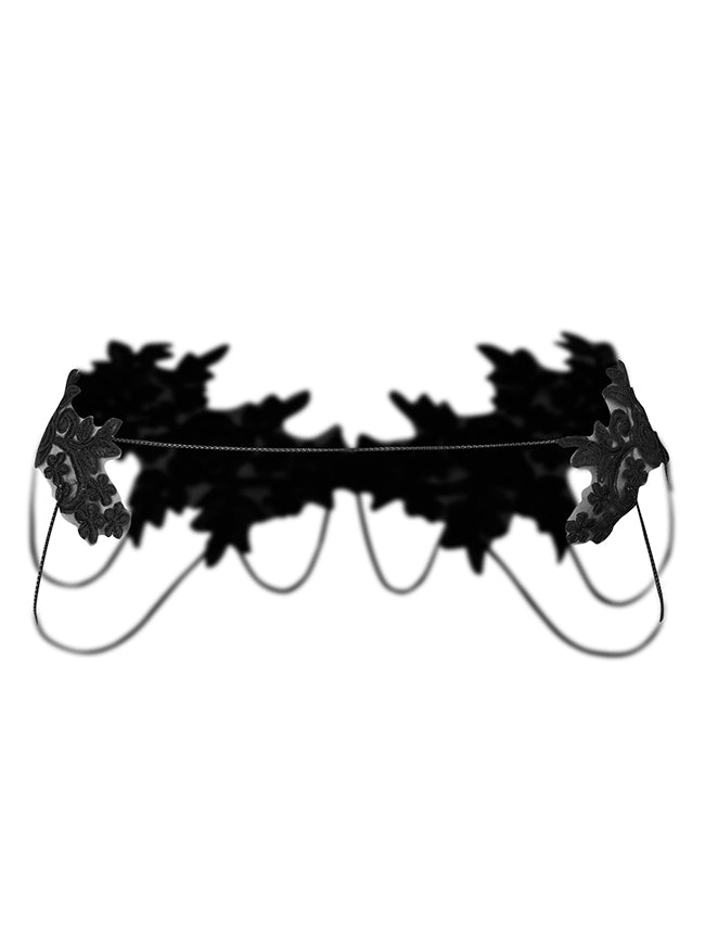 Lightweight Costume Shrug with Chain Detail View