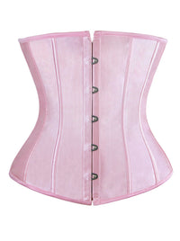 Satin-Taillenformer mit Stäbchen, Unterbrustkorsett, Bustier-Top (Hauptbild)