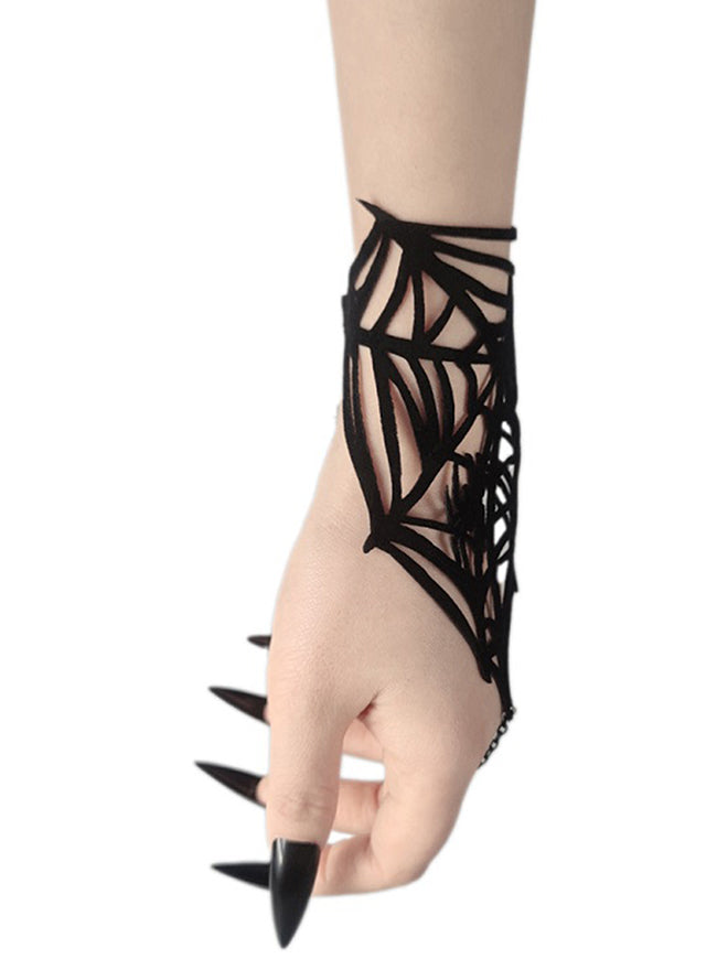 Goth Bracelets Cosplay Accessories Back View