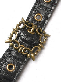 Medieval Gothic Leather Armor Detail View