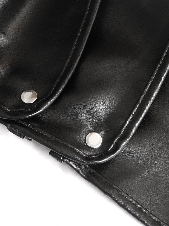 Cosplay Costume Armor Leather Bracers Detail View