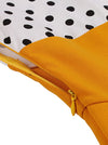 Casual Polka Dot Printed Tea Party Dress Detail View