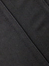 Women's Gothic 26 Steel Boned Cotton Long Torso Hourglass Corset Black Detail View