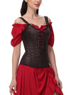 Medieval Overbust Corset Vest Detail View
