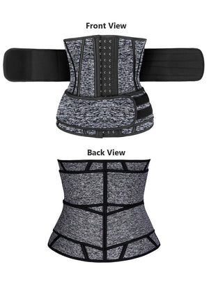 High Compression Waist Trainer Front and Back View