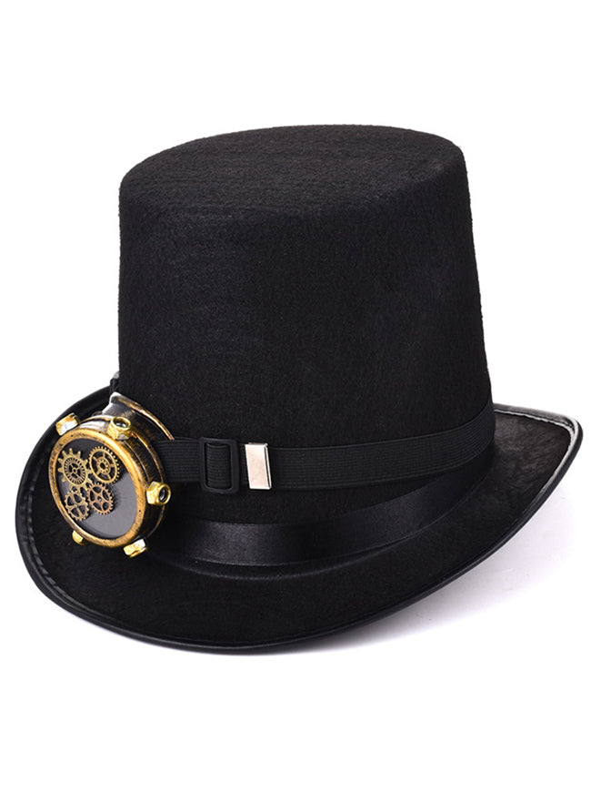 Steampunk Top Hat Monocular Spectacles Gear Glass Accessory