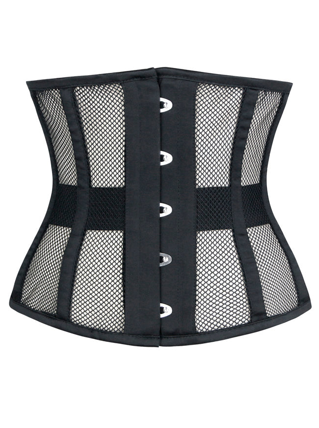 Breathable Mesh Underbust Corset Waspie Model View