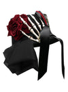 Gothic Top Hat Rose Gear Masquerade Top Hat