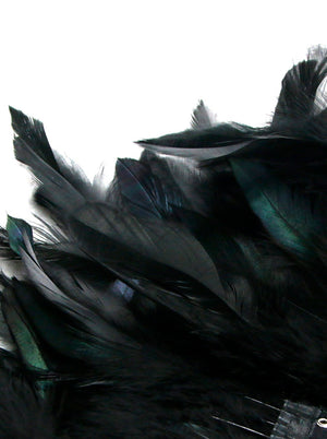 Steampunk Gothic Retro Accessories Lace Feather Bolero Jacket Shrug Detail View