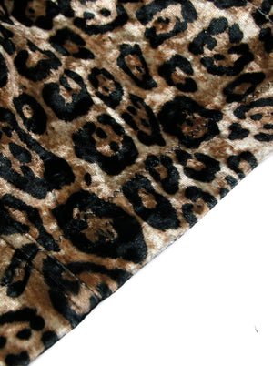 Sexy Leopard Naxış Bustier Bitki Top Clubwear Party Bra qədər itələyin