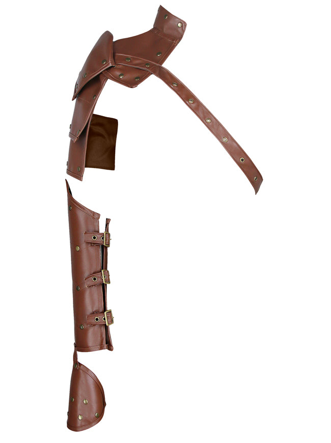 Women's Steampunk Accessories Retro Leather Armlet Armband Armor Shrug –  Charmian Corset