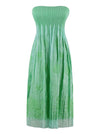 أزياء خمر طباعة فستان زهري حمالة أو تنورة عرض رئيسي