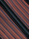 Victorian Gothic Stripe Ribbon Halter Irregular Underbust Lace-up Corset