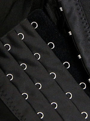 Women's High Quality Spaghetti Strap Beads Sport Bra Top Black Detail View