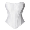 Charmian Women's Strapless Corset Top Y2K Fashion Party Open Back Bustier Crop Main View