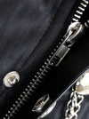 Men's Spiral Steel Boned Victorian Steampunk Gothic Retro Stripe Waistcoat Vest with Chain