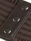 Fashion Faux Leather Elastic Underbust Waspie Lace Up Wide Girdle Belt