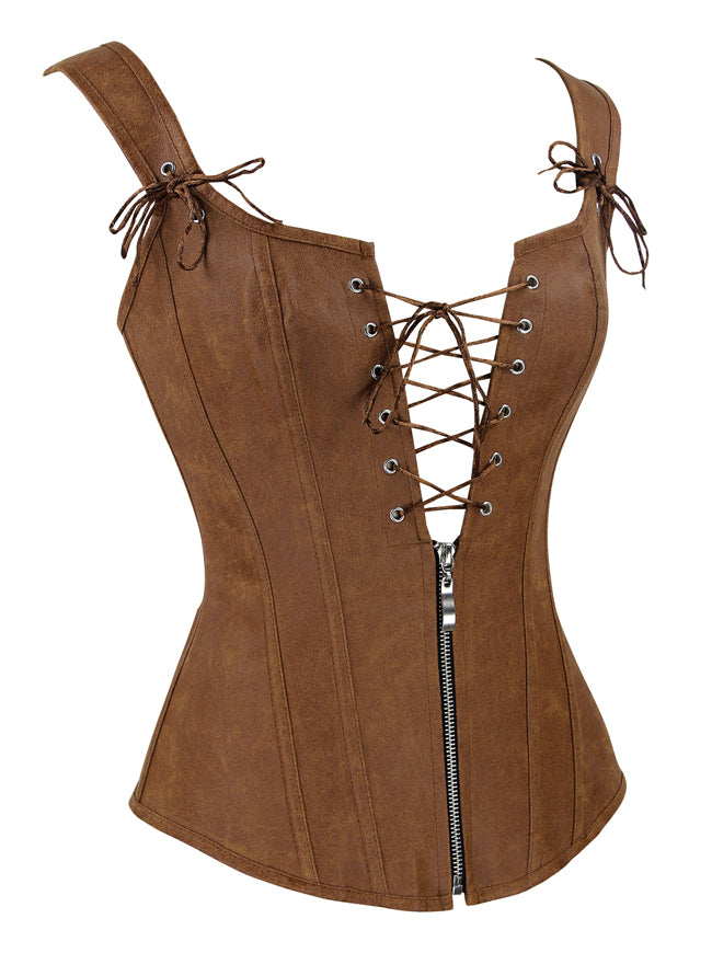 Alivila.Y Fashion Womens Steel Boned Retro Goth Steampunk Corset :  : Clothing, Shoes & Accessories