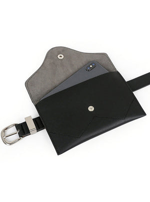 Cheap Waist Belt Pouch Fashion Solid Color Fanny Pack Simple Waist Accessories Travel Cellphone Bag Detail View