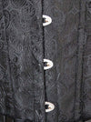 Vintage Retro Renaissance Lace Up Strapless Bustier Corset Black