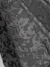 Women's Fashion Brocade Embroidery Zipper Steel Boned Overbust Corset Detail View