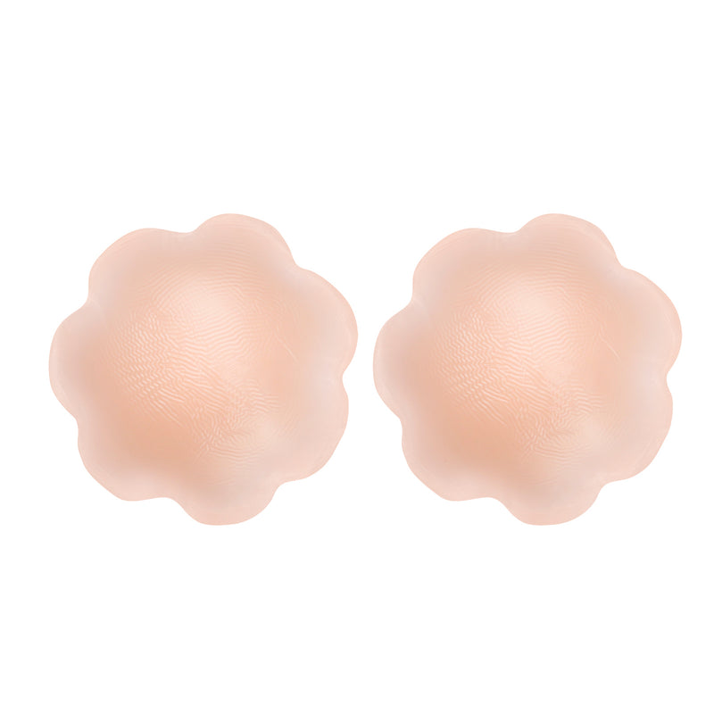 Reusable Nipple Covers for Women Breast Petals Silicone Cover for Dress Back View