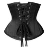 Steampunk Gothic Retro Classic Lace Up Underbust Steel Boned Hourglass Corset Top Back View
