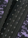 Lace Overlay Spiral Steel Bone Body Shaper Waist Training Underbust Corset