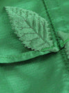 Women's Fairy Poison Ivy Costume Cosplay Corset with Skirt Green Detail View