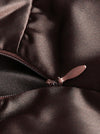 Casual Loose Plus Size High Waist Brown Skirt Detail View