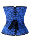 Vintage Retro Floral Lace Strapless Corset Top Cosplay Costume