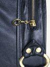 Renaissance Victorian Steampunk Faux Leather Zipper Short Club Skirt