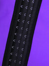 Purple Latex Spiral Steel Bone Body Shaper Waist Training Underbust Corset