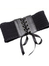 Steampunk Elastic Bow Tie Waistband Waist Cincher Corset Belt