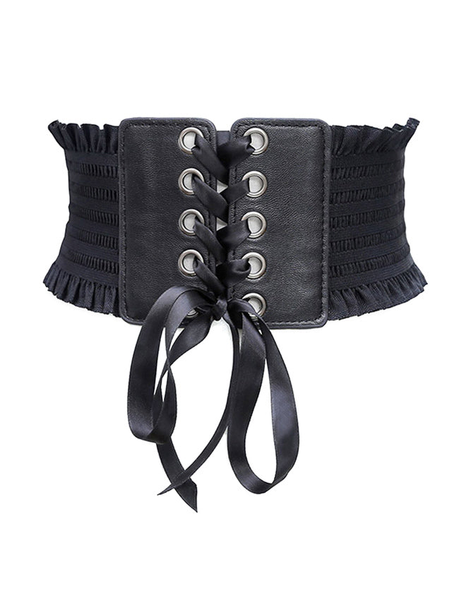 Women Strap Harness Vintage Waist Cincher Wide Corset Belt Apparel  Accessories