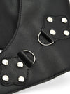 Accessoires pour femmes Harnais de corps en cuir PU de haute qualité Soutien-gorge à bretelles ajustable évidé Cupless Tank Cage noir